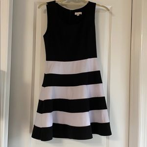 Charming Charlie black and white dress